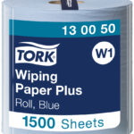 Tork Allesdoekrol, 2-laags, blauw, 510 meter - stevig