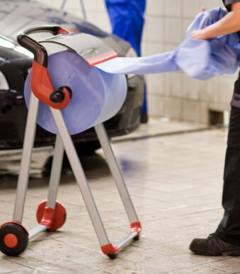 Tork reinigingsrol, 2-laags, blauw, 510 meter.