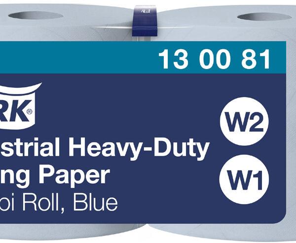 TORK rol industrieel poetspapier, 3-laags, blauw, extra sterk, 119 m