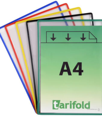 Tarifold Standaard Insteekbord, A4-formaat.