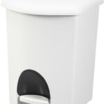 plast team pedaalemmer, 16 liter, wit