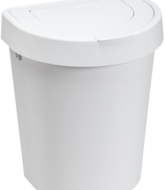 plast team afvalbak SEATTLE, 10 liter, wit