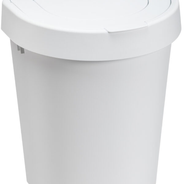 plast team afvalbak SEATTLE, 10 liter, wit