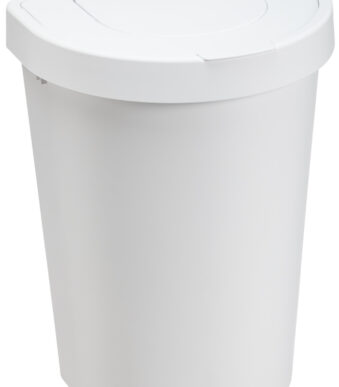 plast team afvalbak SEATTLE, 25 liter, wit