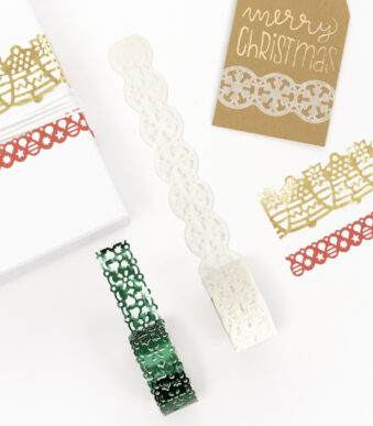 Papieren randborduren 'Kerst', zelfklevend, geassorteerd.