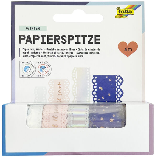 Papieren ijspunten, zelfklevend