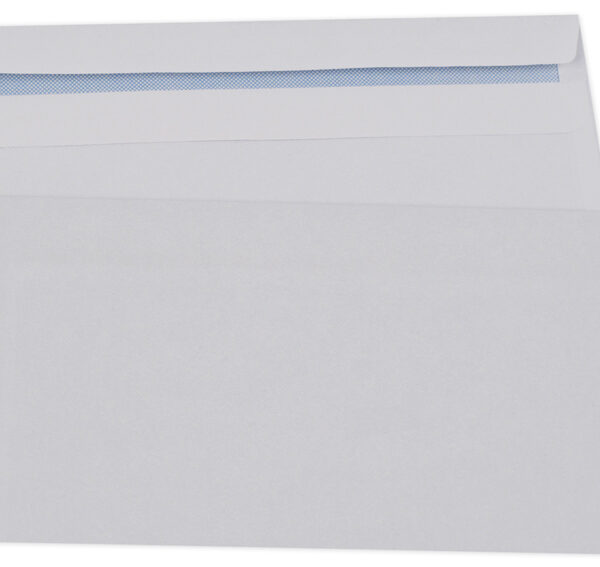 GPV envelop, 110x220 mm, z. venster, zelfkl., wit, 80 g/m2, 500 st.