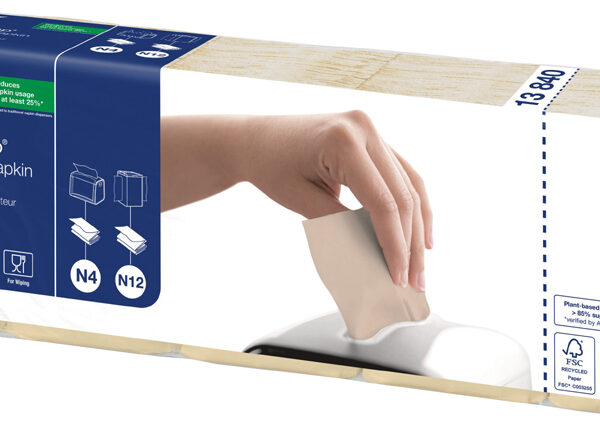 TORK Xpressnap dispenser-servetten, 213 x 330 mm, naturel