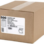 GPV akte-envelop, C5, 90 g/m2, 16,2 x 22,9 cm, bruin, zelfklevend, 500 st.
