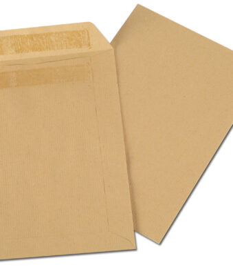 GPV akte-envelop, C5, 90 g/m2, 16,2 x 22,9 cm, bruin, zelfklevend, 500 st.