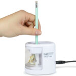 RAPESCO electrische dubbele puntenslijper PS12-USB, wit