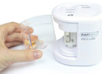 RAPESCO electrische dubbele puntenslijper PS12-USB, wit