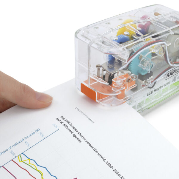 RAPESCO electrische nietmachine 626EL, transparant