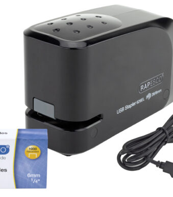 RAPESCO electrische nietmachine 626EL, zwart