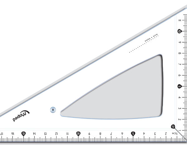Maped tekendriehoek Cristal 60 graden, katheterlengte: 210 mm