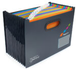 RAPESCO sorteermap / vakkenmap SupaFile, DIN A4, 13 vakken, zwart