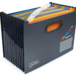 RAPESCO sorteermap / vakkenmap SupaFile, DIN A4, 13 vakken, zwart