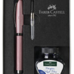 FABER-CASTELL pennenset Essentio aluminium, rosé