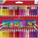FABER-CASTELL dubbele viltstiften, 40 stuks in etui