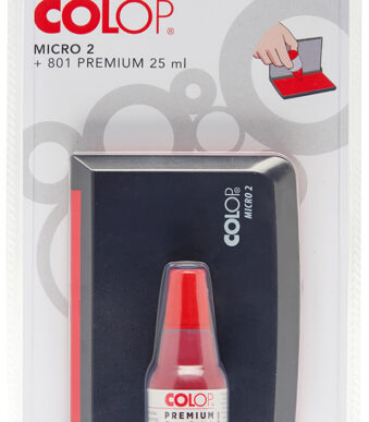 COLOP combibox: stempelkussen + stempelinkt, blauw