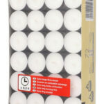 Waxinelichtjes, diameter 39 mm, wit