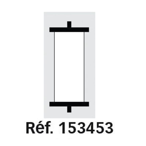 APLI inktrol voor prijstang METO, zwart
