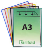 Opvouwbare gekleurde presentatieborden A3-formaat