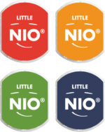 COLOP stempelkussen LITTLE NIO E/R17, Basickleuren, set van 4