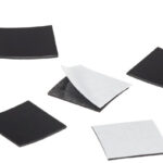 magnetoplan Takkis 15 x 15 mm, zelfklevend, zwart