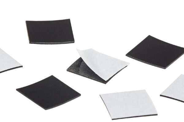 magnetoplan Takkis 15 x 15 mm, zelfklevend, zwart