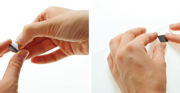 magnetoplan Takkis 15 x 15 mm, zelfklevend, zwart