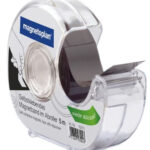 magnetoplan magnetisch plakband in afroller, zelfklevend, zwart