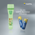 VARTA kinder/zaklamp 'Kids Flashlight', groen