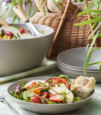 Biologische grote grijze borden van 235 mm