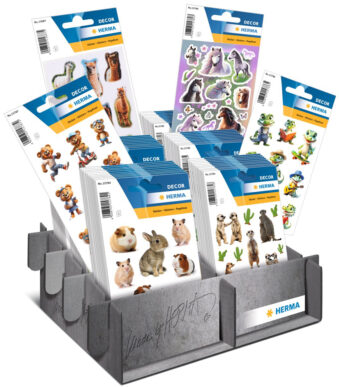 HERMA Sticker DECOR Dierenwereld, toonbankdisplay