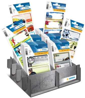 HERMA boeketiketten VARIO Sport, toonbankdisplay