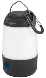 Mini kampeerlamp, kunststof behuizing, zwart