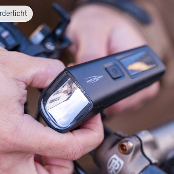 LED-voorlicht voor fiets, 100 Lux, zwart