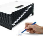 RAPESCO vakkenmap SupaFile Plus, DIN A4+, 26 vakken, wit