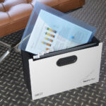 RAPESCO vakkenmap SupaFile Plus, DIN A4+, 13 vakken, wit