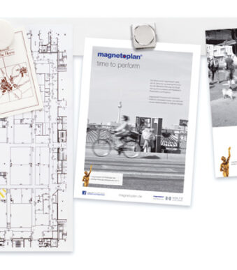 magnetoplan magneet-lijst, zonder magneten, zelfklevend