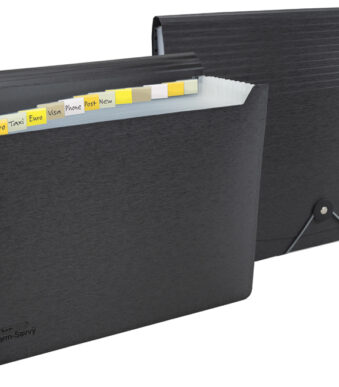 RAPESCO sorteermap, DIN A4, 13 vakken, zwart