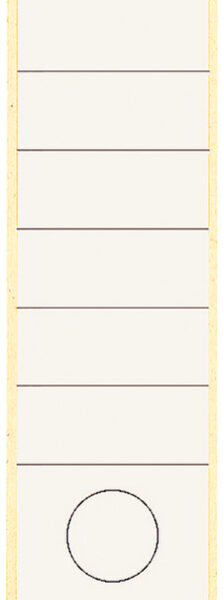 LEITZ/ESSELTE Rugetiket zelfklevend 61x285mm wit 10 st