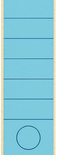 LEITZ/ESSELTE Rugetiket zelfklevend 61x285mm blauw 10 st