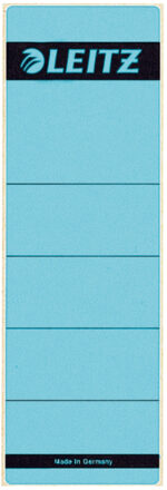 LEITZ/ESSELTE Rugetiket zelfklevend 61x192mm blauw 10 st