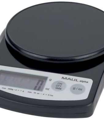 MAUL brievenweger Maulalpha 2000gr 1 st. zwart