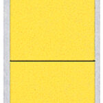 LEITZ/ESSELTE Rugetiket zelfklevend 39x192mm geel 10 st