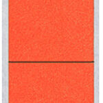 Leitz Rugetiket zelfklevend 1643 39x192mm rood 1 pak