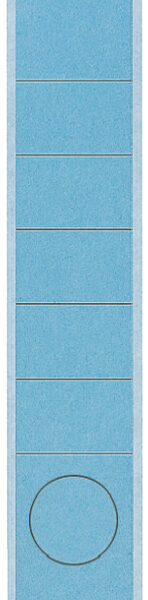LEITZ/ESSELTE Rugetiket zelfklevend 38x285mm blauw 10 st