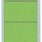 LEITZ/ESSELTE Rugetiket zelfklevend 38x285mm groen 10 st